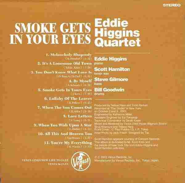 [VHGD001]EddieHigginsQuartet《SmokeGetsInYourEyes》SACD[WAV+CUE]