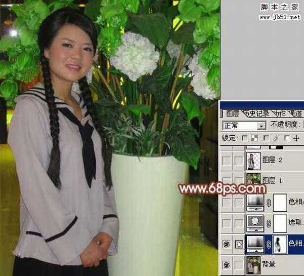 Photoshop 加强暗光人物的色彩清晰度