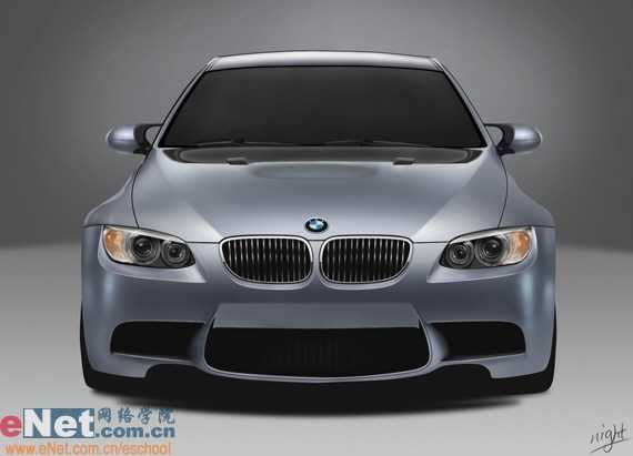 Photoshop鼠绘教程:宝马轿车BMW M3