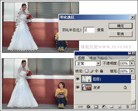 photoshop下为婚纱照片增加艺术感染力教材