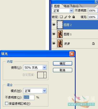 photoshop CMYK颜色下把偏色人物照片转为暗灰色艺术效果