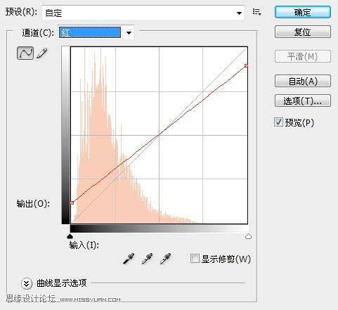 ps利用曲线调出偏暗风景图片鲜艳的绿紫色