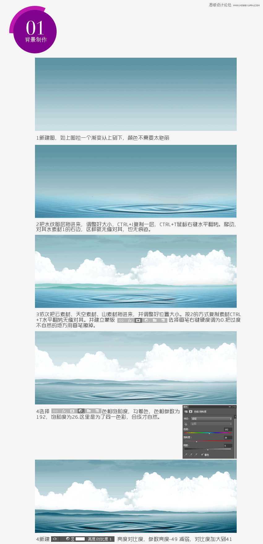 Photoshop淘宝全屏海报制作全程解析