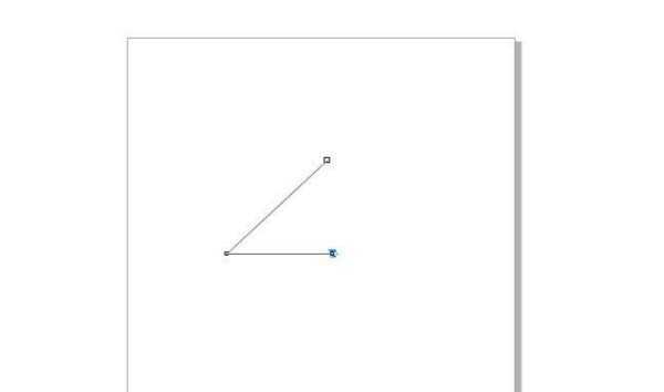 Cdrx4钢笔工具怎么画直角直角三角形?