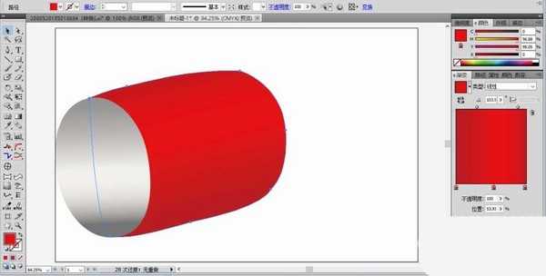ai怎么绘制立体的易拉罐素材?
